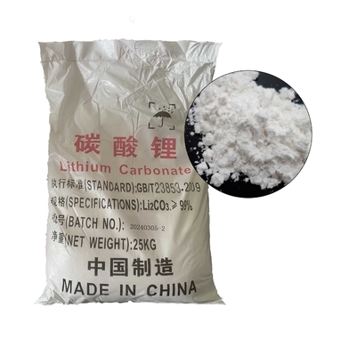 990,2% Reinheit Weißes Lithiumcarbonatpulver, wasserlöslich, in Batterienherstellung verwendet
