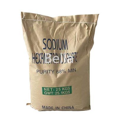 CAS 10124-56-8 Weißes Kristallpulver SHMP für Textilwaren, Nahrungsmittelnatriumhexametaphosphat für Milchprodukte und Getränke